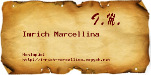 Imrich Marcellina névjegykártya